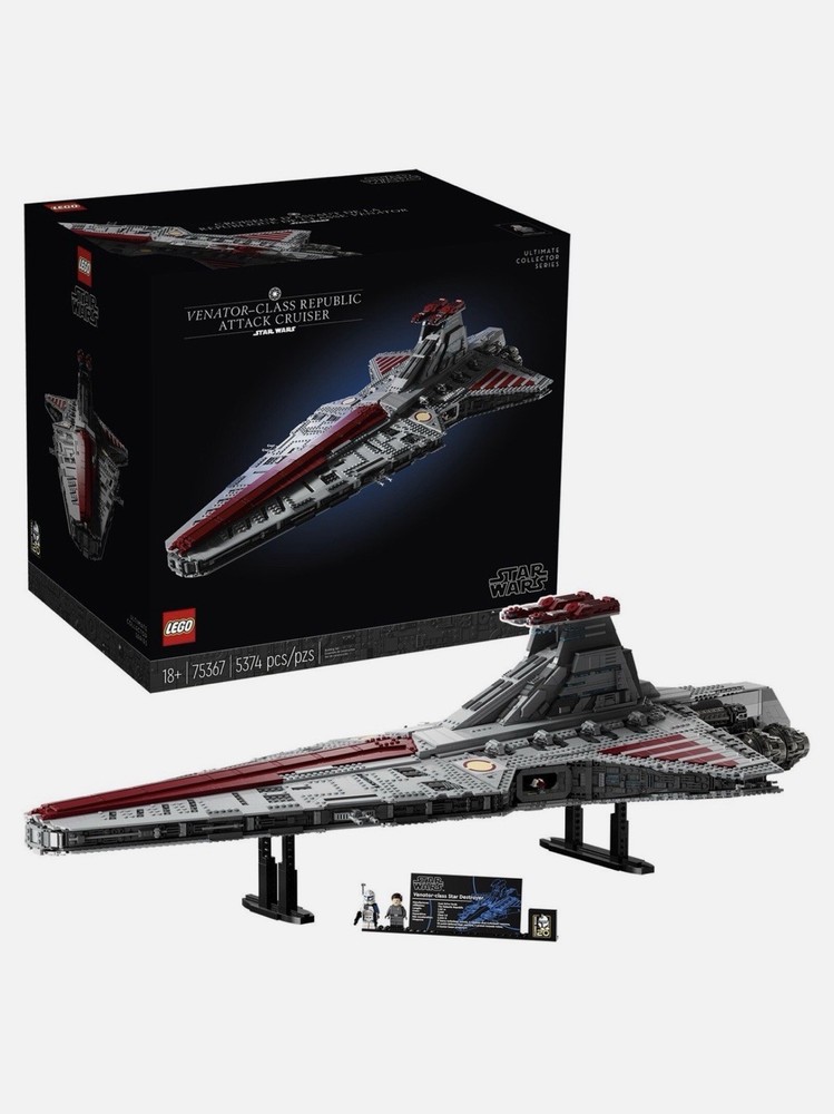LEGO Star Wars: Venator-Class Republic Attack Cruiser (75367) in sealed box new