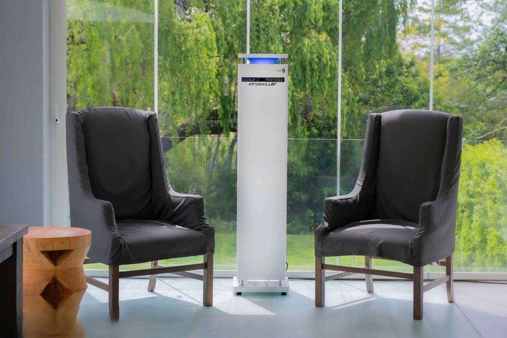 Radic8 VK103 Air Purifier & Sterilizer, Hepa 13, Carbon, UV light filtration