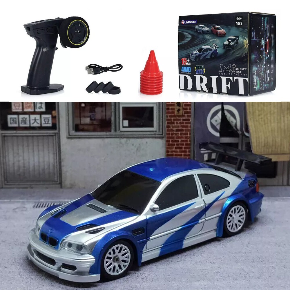 1/43 Remote Control Ready to GO 4WD RC 2.4g Mini Drift Racing Car Toys Model