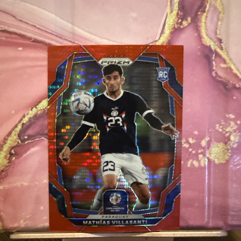 2024 Panini Prizm Copa America Red Pulsar /125 Mathias Villasanti #76 Rookie RC