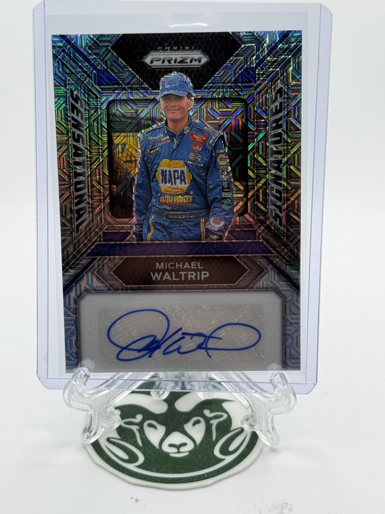 Michael Waltrip 2024 Prizm Sensational Signatures Mojo #16/25