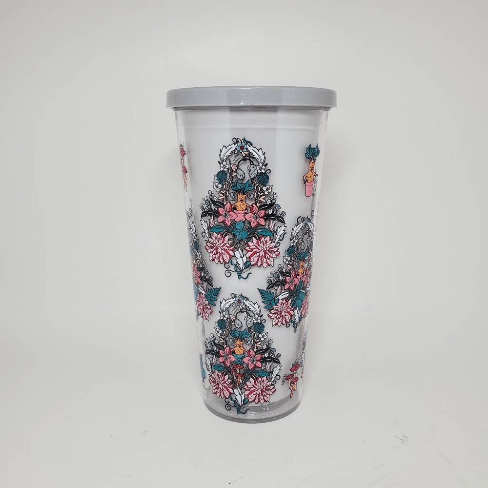 Vera Bradley Harry Potter Herbology Grey Tumbler Without Straw or Lid