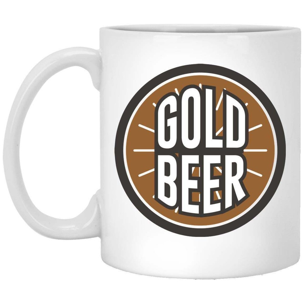 Gold Beer Beer Mug Gift Funny Beer Mug Coffee Mug Gifts For Him And Her