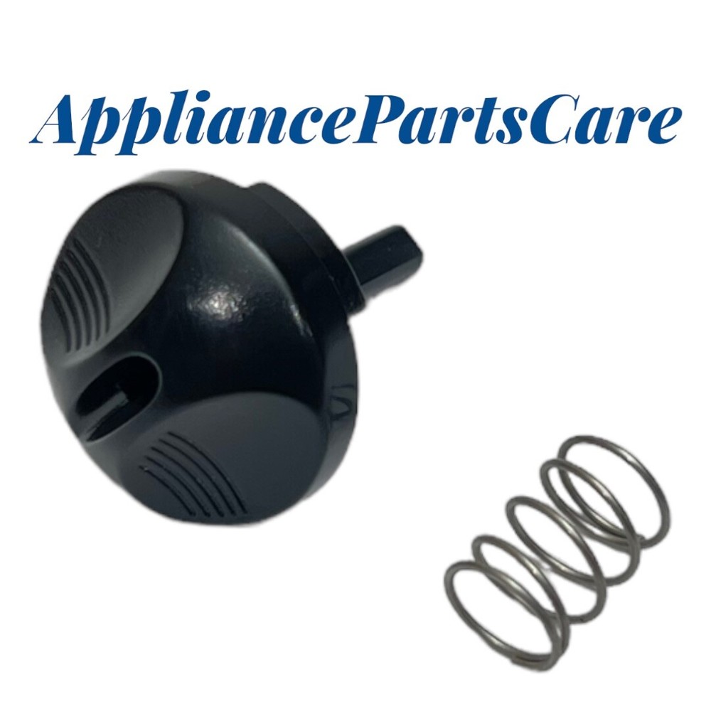 Honeywell Water Heater Gas Valve Control Dial Knob w/Spring ( Black )