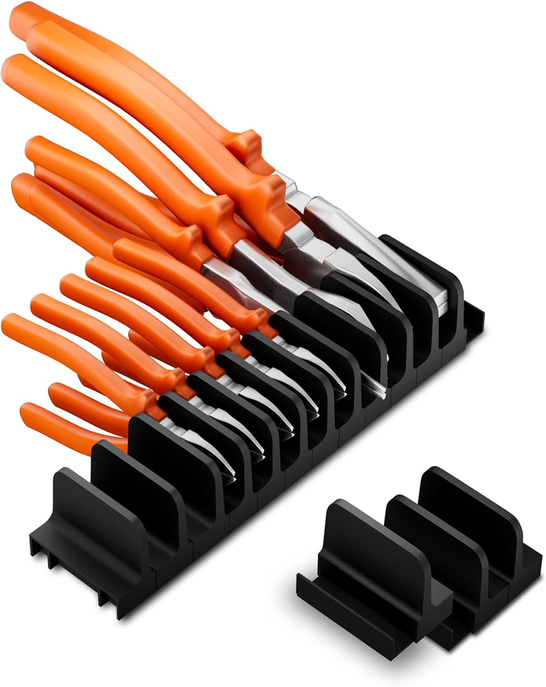 12 PCS Plier Organizer for Toolbox & Tool Drawer, Magnetic Plier Holders