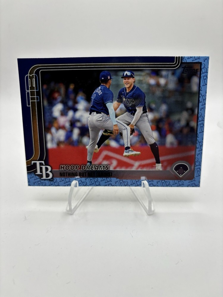 2025 Topps Series 1 - Hoop Dreams - Team Logo Parallel- Tampa Bay Rays