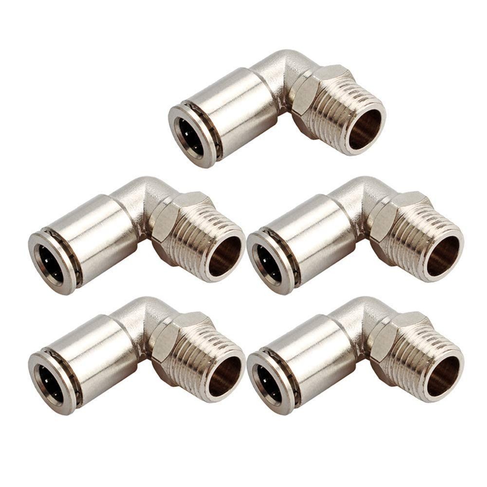 Brass BPL Push to Connect Air Fittings Elbow 1/4