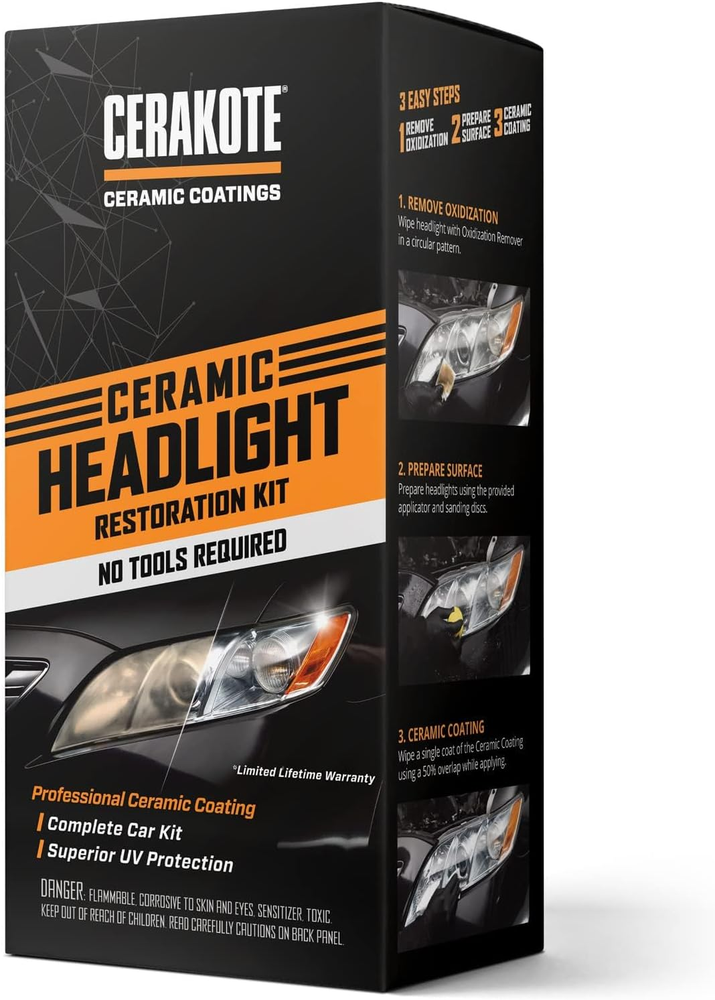 ® Ceramic Headlight Restoration Kit – Guaranteed to Last as Long as You Own Your