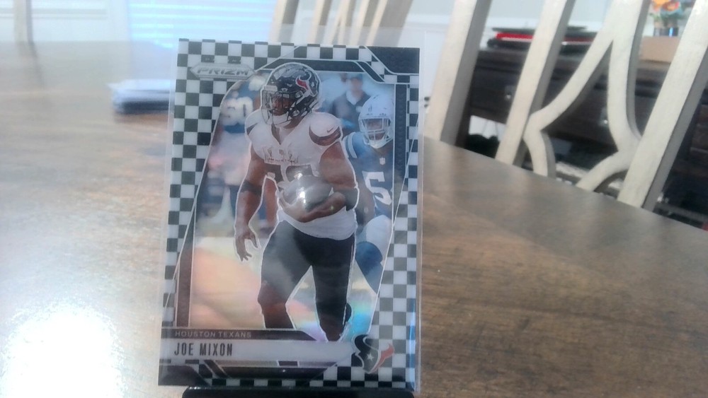 2024 Panini Prizm JOE MIXON Black & White Checker SP Houston Texans #112