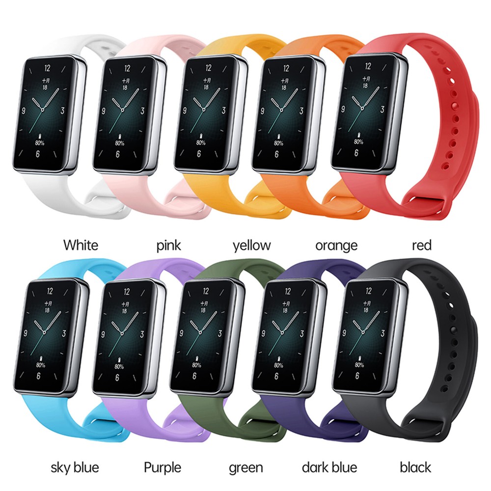 Soft Silicone Single Color Watch Strap Watch Accessories for Honor Band 9