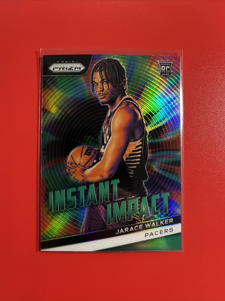 2023-24 Panini Prizm Instant Impact Insert GREEN Jarace Walker RC Pacers #16