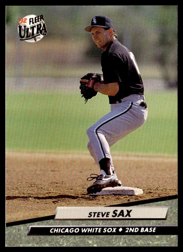 1992 Ultra Steve Sax Chicago White Sox #341
