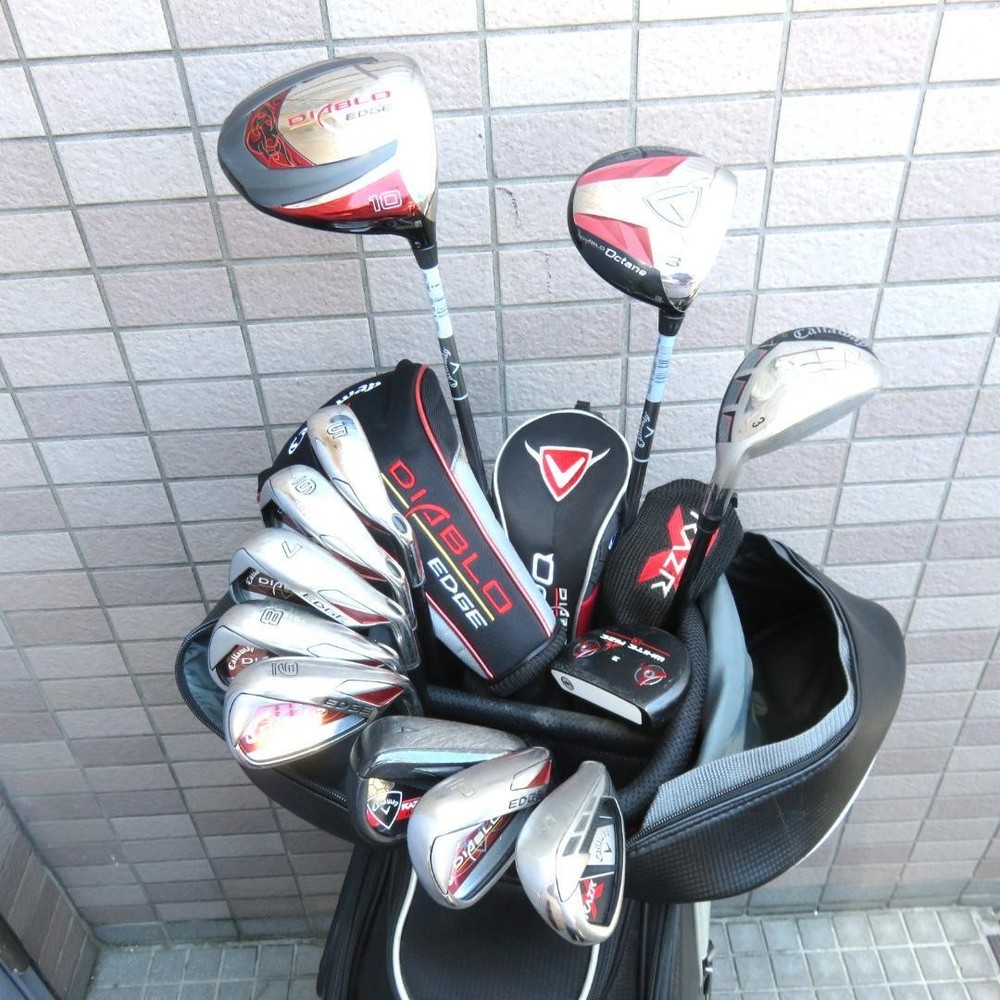 Callaway Diablo 12-Piece Golf Club Set Right-Handed with Driver Fairway Utility Irons Putter