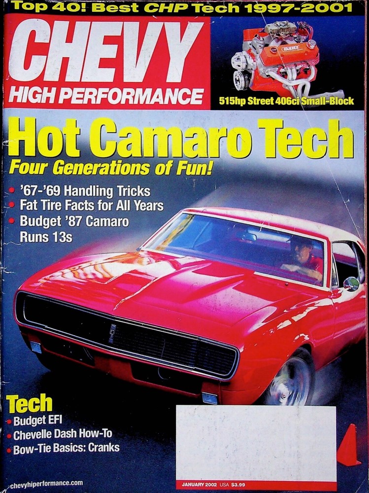 HOT CAMARO TECH - CHEVY HIGH PERFORMANCE MAGAZINE JANUARY 2002