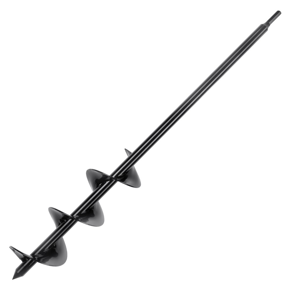 VEVOR Auger Drill Bit for Planting 3 x 24 inch Garden Auger Drill Bit
