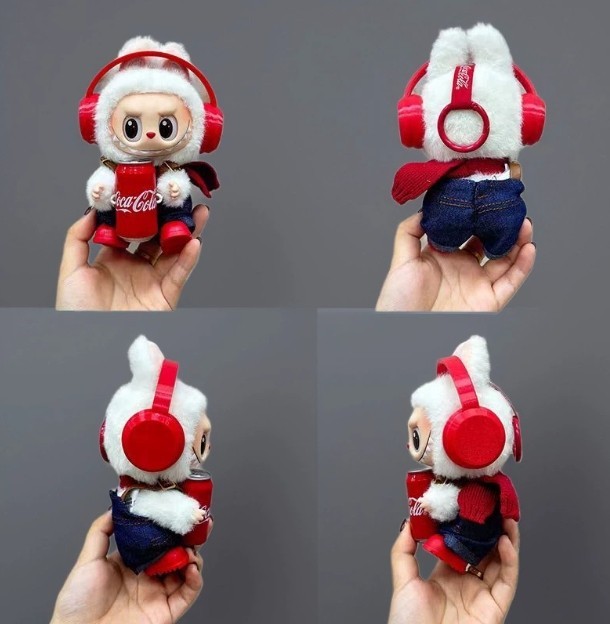 POP MART LABUBU The Monsters Plush Doll Red Outfit Change Set No Doll Included