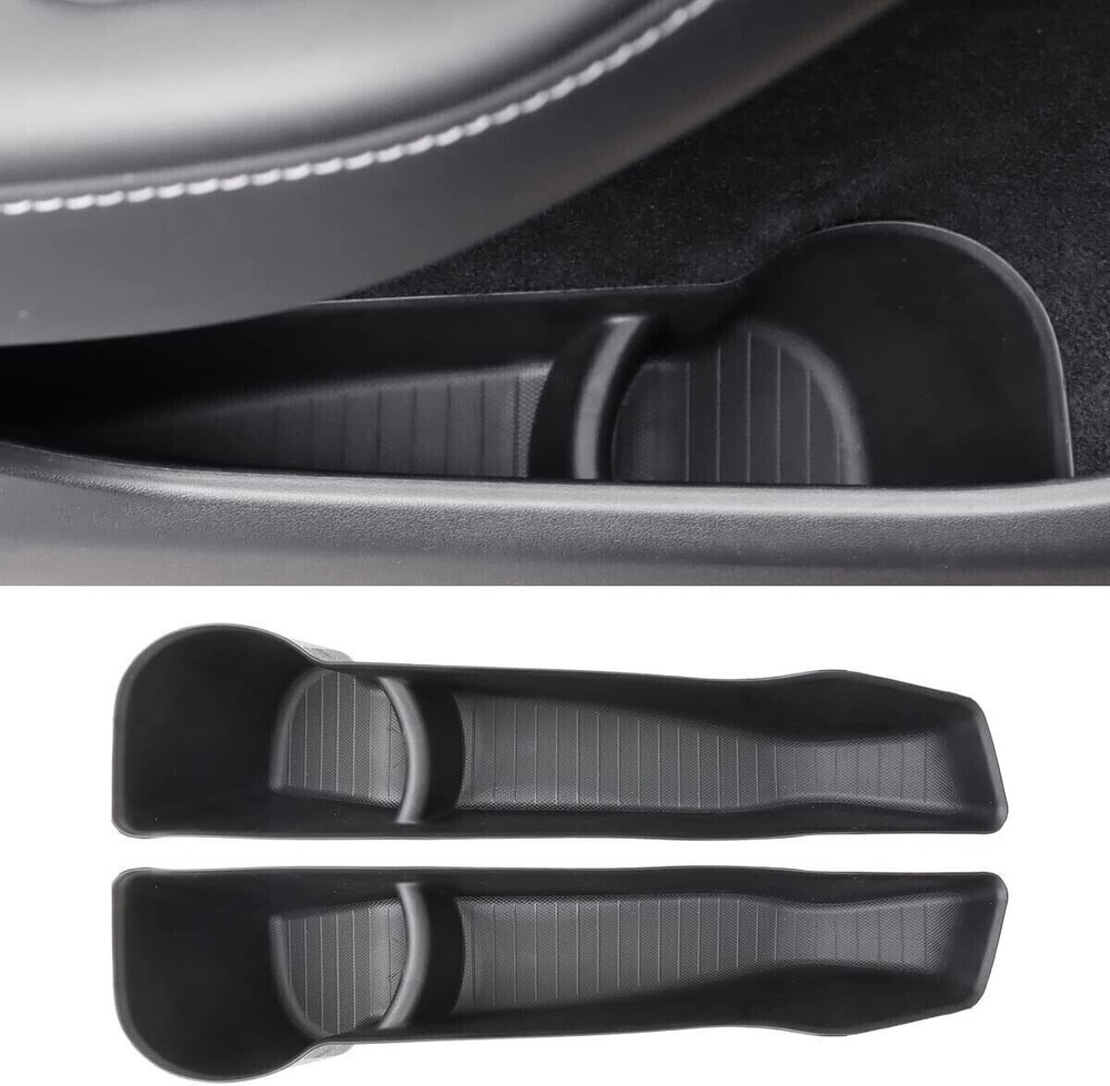 Door Side Storage Box For Tesla Model Y 2023 2022 2021 Accessories Tray Insert