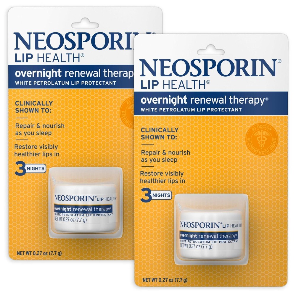 Neosporin Overnight Lip Therapy 2-Pack 0.27oz Lip Protectant
