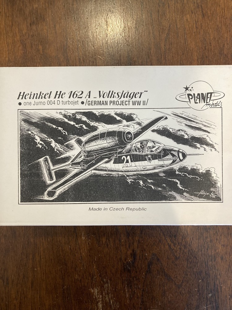 Planet Models 1/72 Heinkel He 162 A