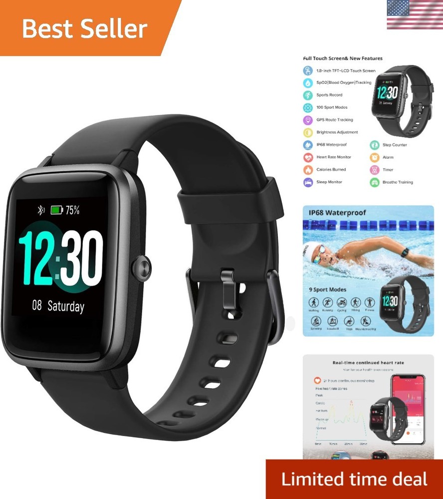 2024 Smartwatch with Touchscreen - Your Ultimate Waterproof Health Tracker