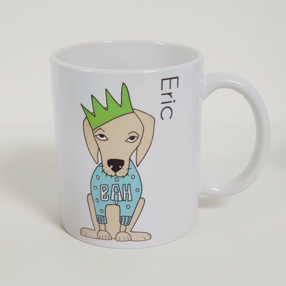 Peeved Off Dog Gift Peeved Off Mug Personalised Illustration On Mug Coffee