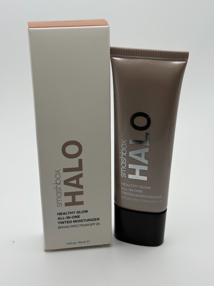 Smashbox Halo Healthy Glow Tinted Moisturizer SPF25- Dark Neutral- 1.4 fl oz NIB
