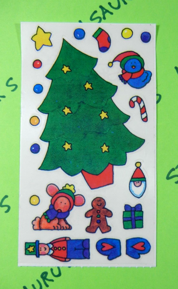 Frances Meyer Christmas Tree & Toys Sticker Design for Crafts & Decor