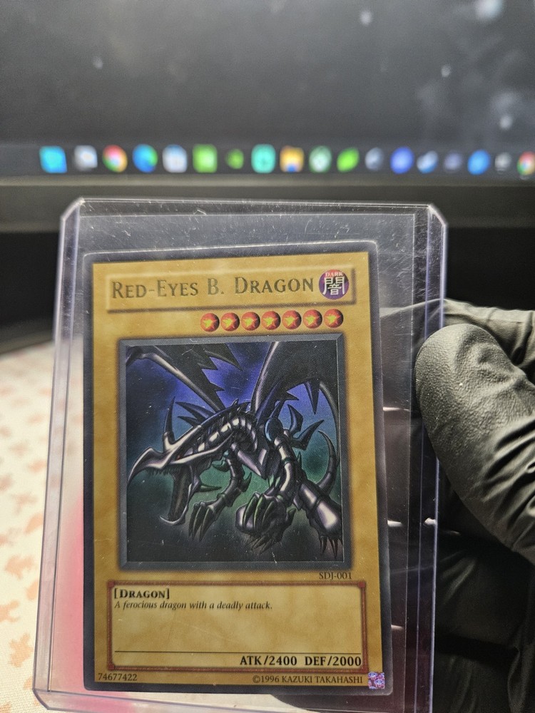 Yu-Gi-Oh Red-Eyes B Dragon SDJ-001 Unlimited Near Mint Lightly Played