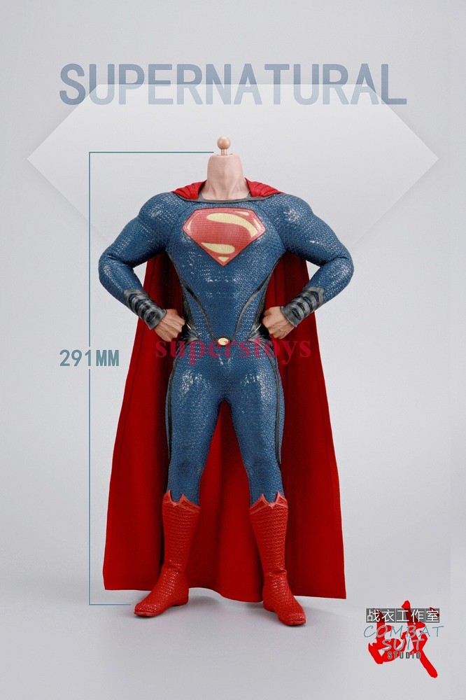 Presale COMBAT SUIT SN01 1/6 Super Man's Body & Clothes Set Without Headsculpt-image