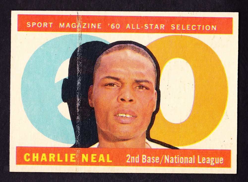 1960 TOPPS #556 CHARLIE NEAL ALL-STAR