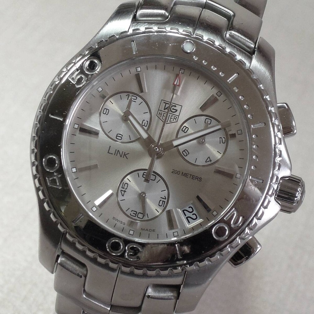 TAG Heuer Link Chronograph Quartz Watch CJ1111 SV 623334