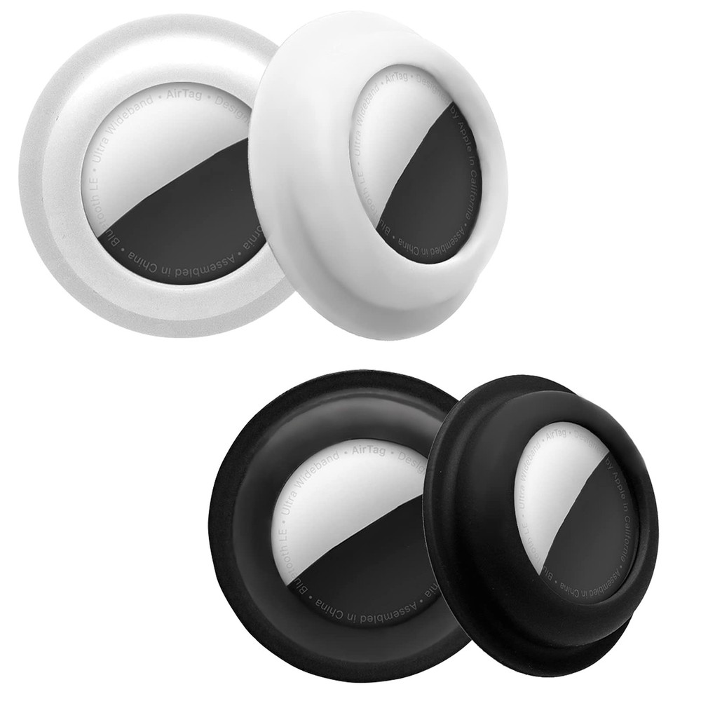 Durable Apple AirTag Holder with Sticker and Protective Cover Compatible with AirTag Case
