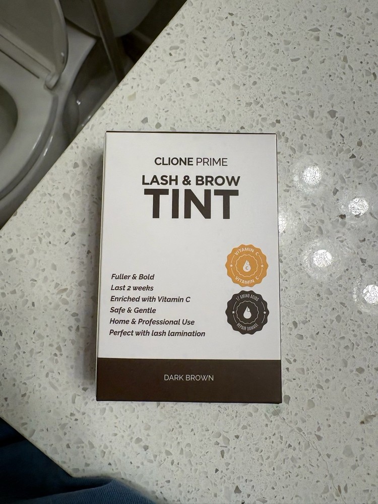 Korean Eye Brow Tint Kit - Eye Lash Tint Kit Brow Color for Eyebrows Lash Tin