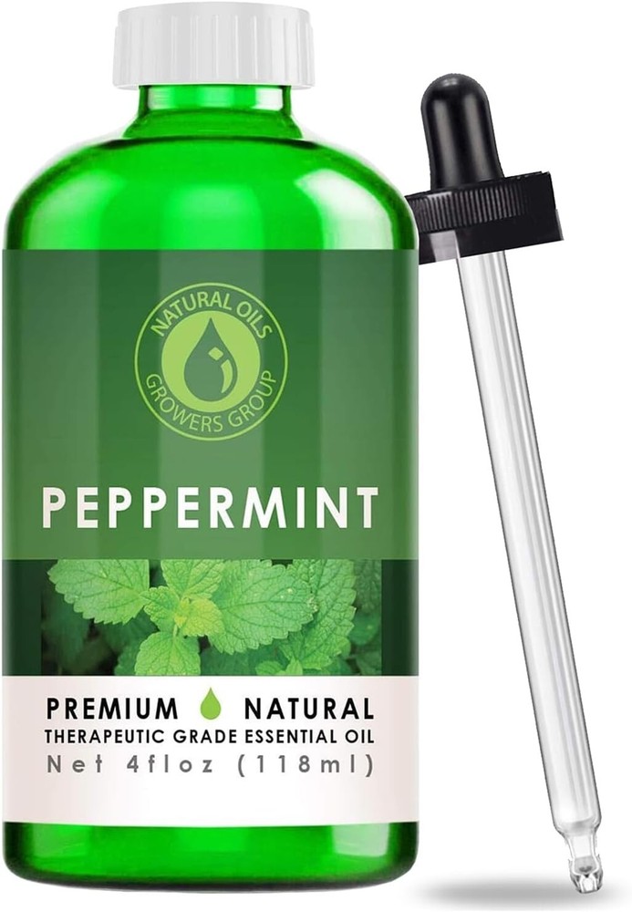 Peppermint Oil Bottle Best For Mice Spiders Rats Bugs Ants And Wasps Repel 4 oz
