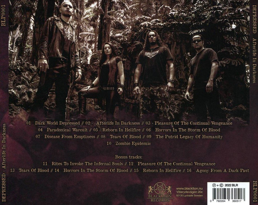 Dark Depressed Afterlife CD – New Gothic Metal Album