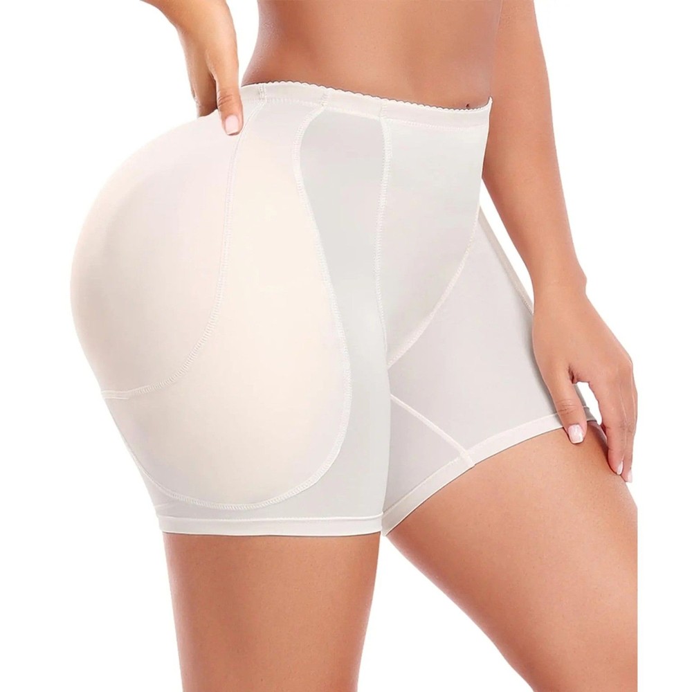 Booty lifting shapewear shorts with waist trainer and hip enhancer