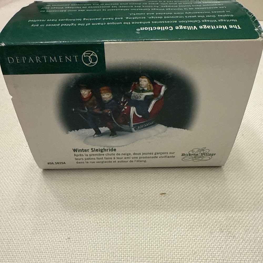 Department 56 Dept. 56 Heritage Village Collection Winter Sleighride #58254