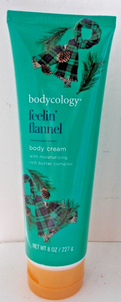BODYCOLOGY Body Cream Feelin' Flannel Moisturizing Lotion 8 oz