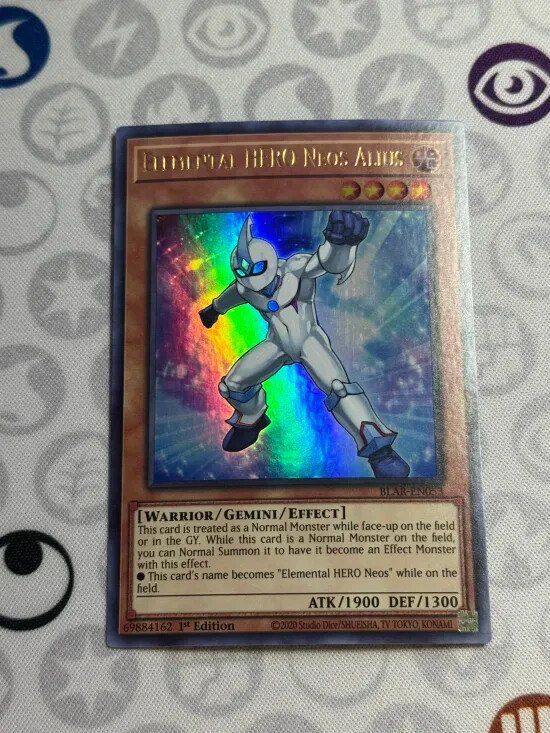 Ultra Rare Elemental HERO Neos Alius BLAR-EN053 Near Mint Yugioh Card