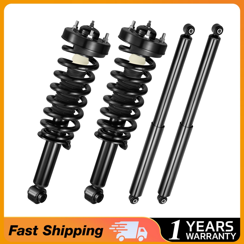 4WD Front Struts with Coil Spring & Rear Shocks for 2009-2013 Ford F-150