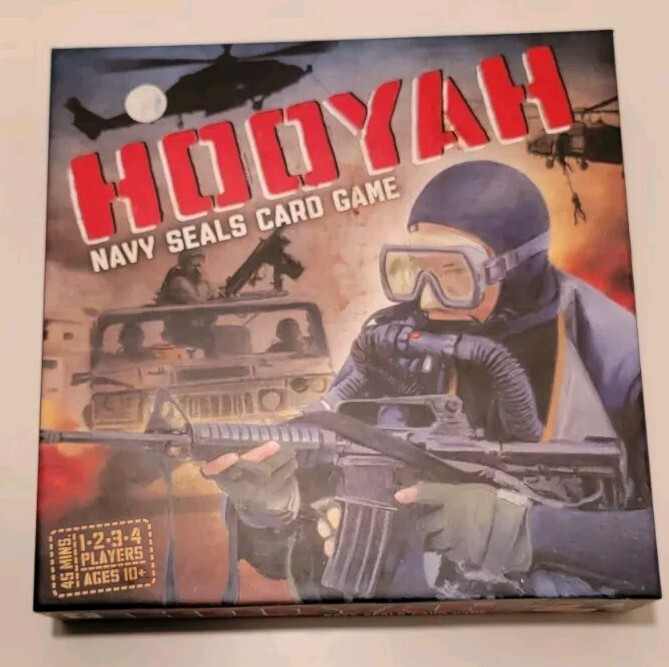 Hooyah The Navy Seals Card Game US Games War Board Game - Navy - Military