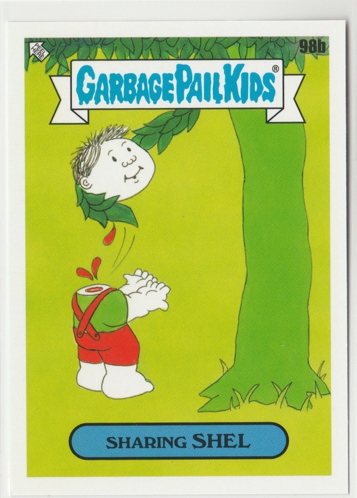 Sharing Shel Garbage Pail Kids GPK 2022 Book Worms #98b