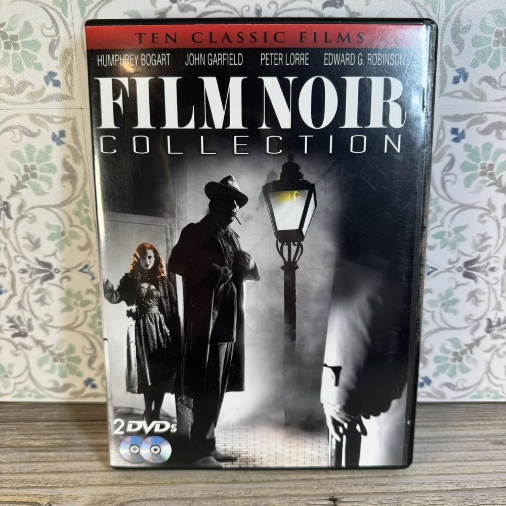 Film Noir Collection (DVD) Ten Classic Films Bogart Garfield Lorre Robinson