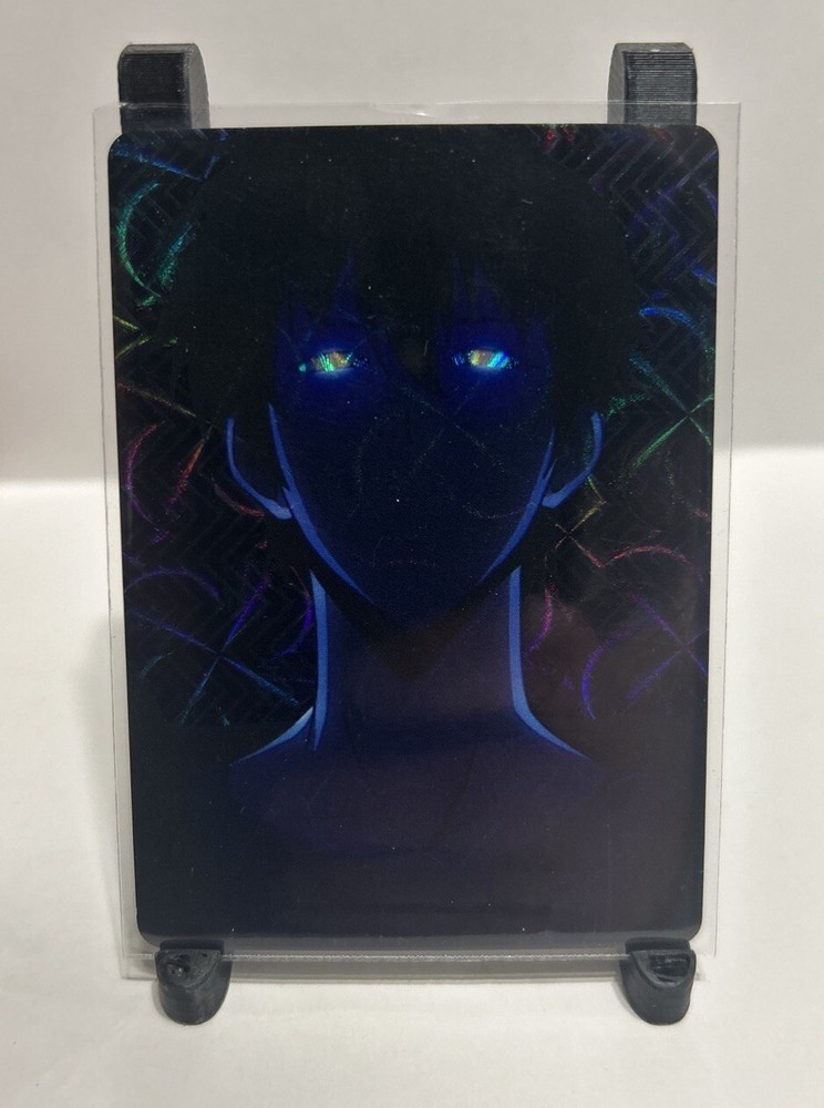 Solo Leveling SUNG JIN WOO Anime  Collectible Photo Card HOLO