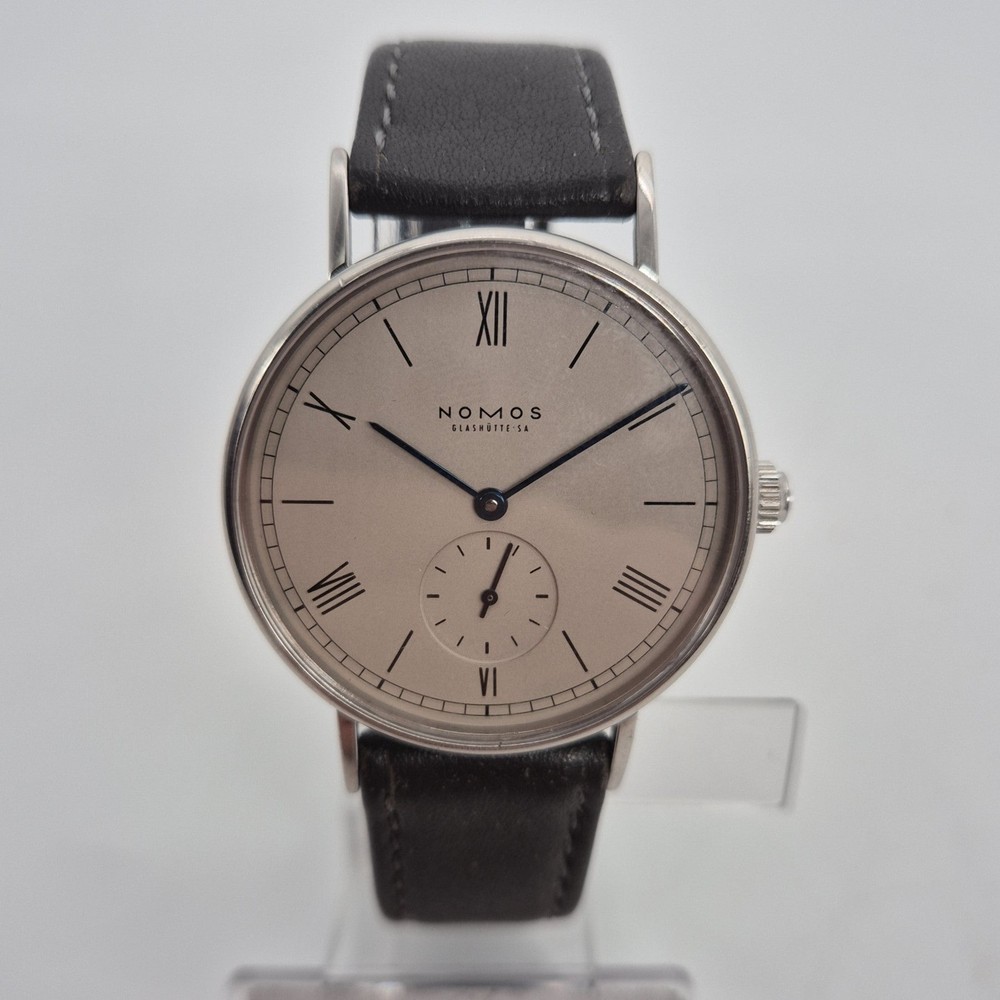 Vintage Nomos Glashütte Ludwig Men's Watch - Elegance in its Purest Form