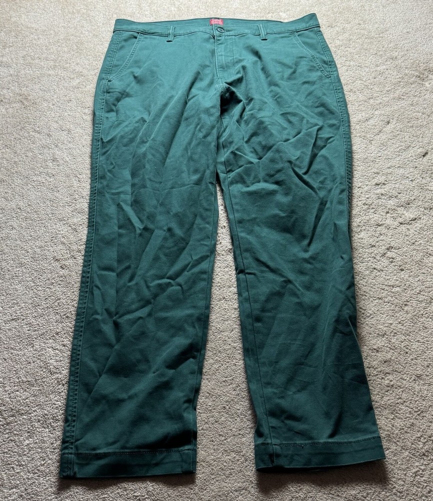 Levis XX Chino Relaxed Taper Pants Mens 36x30 Gray