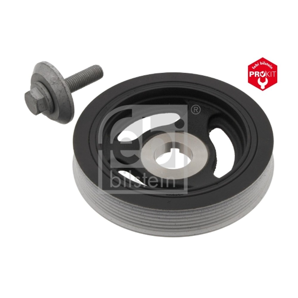 Febi Belt Pulley, crankshaft 33798 FOR Focus C3 Partner Fiesta Tepee C5 Berlingo