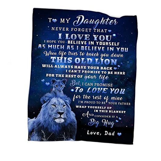 Daughter Gifts from Dad - Daughter Blanket, to 60