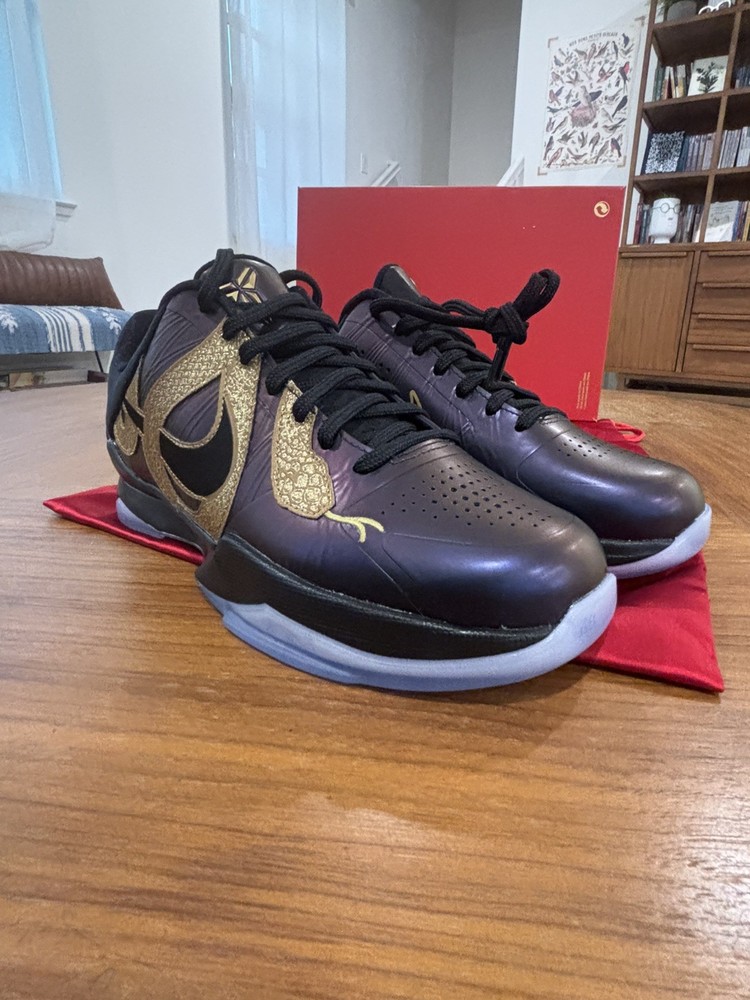 Nike Kobe 5 Protro Year Of The Mamba Eggplant HM3753-500 Youth 5Y Kobe V