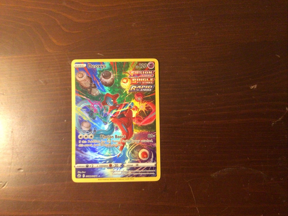 Pokémon Deoxys Photon Boost Trading Card in Good Condition